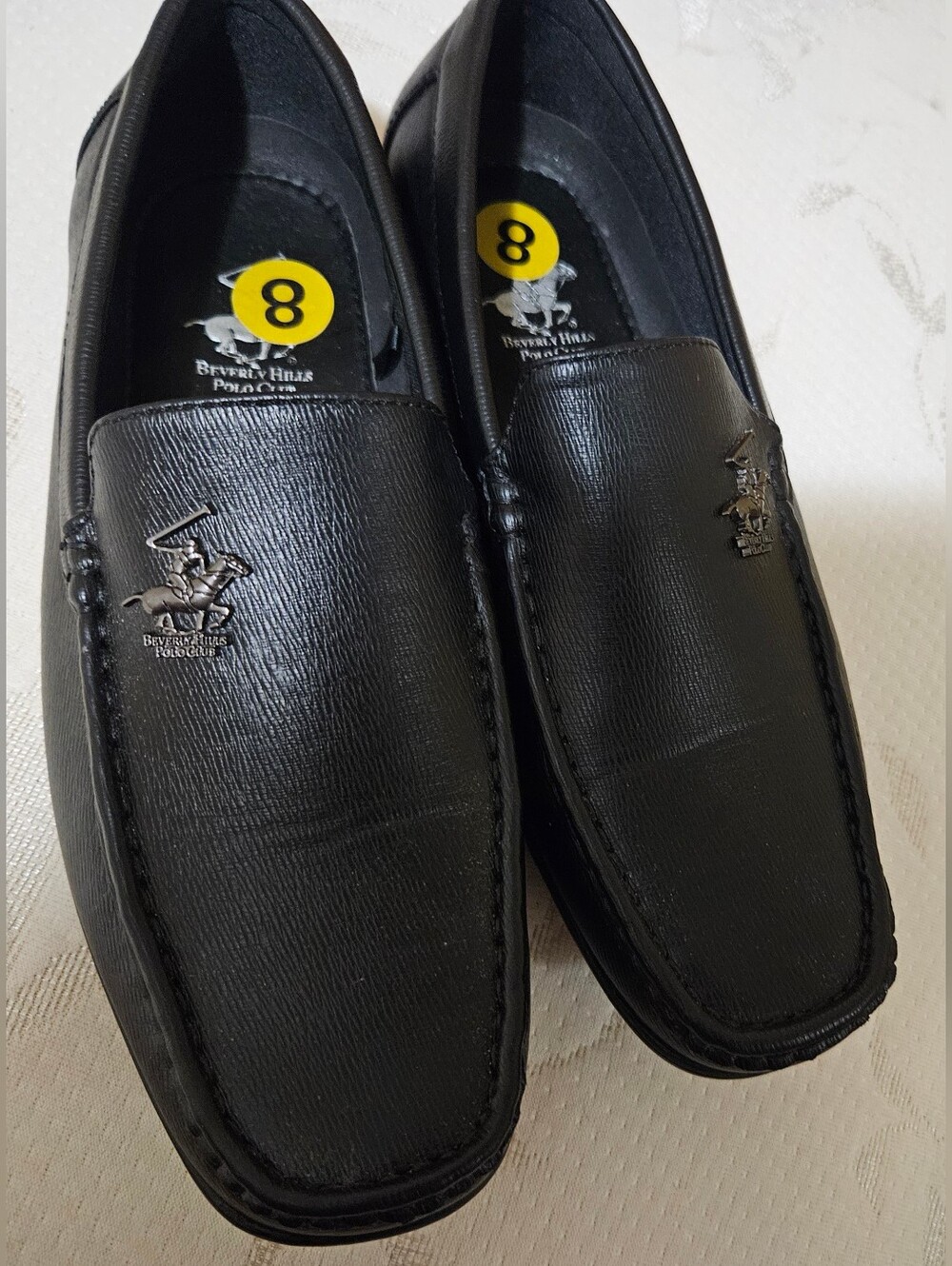 Beverly Hills Polo Club Men’s Black Slip-On Loafers (8)